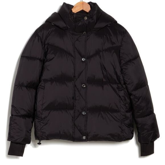BCBGeneration Black Puffer Jacket Removable Hood Womens Size‎ XXL - Picture 1 of 9